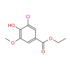 3-氯-4-羥基-5-甲氧基苯甲酸乙酯