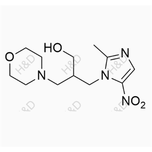 3-(2-methyl-5-nitro-1H-imidazol-1-yl)-2-(morpholinomethyl)propan-1-ol	吗啉硝唑杂质16