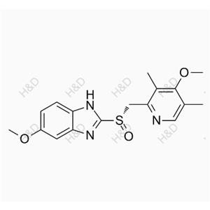 埃索美拉唑雜質(zhì)F,(S)-5-methoxy-2-(((4-methoxy-3,5-dimethylpyridin-2-yl)methyl)sulfinyl)-1H-benzo[d]imidazole