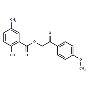 化合物 2-(4-methoxyphenyl)-2-oxoethyl 2-hydroxy-5-methylbenzoate|T50064|TargetMol