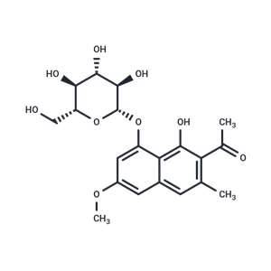 蘆薈大黃素 8-葡萄糖甙,Torachrysone-8-O-b-D-glucoside