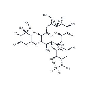 紅霉素-13C,d3,Erythromycin-13C-d3