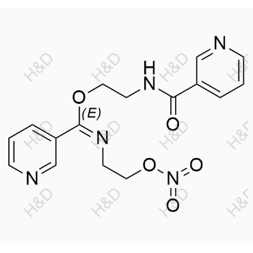 尼可地爾二聚體,(E)-2-(nicotinamido)ethyl N-(2-(nitrooxy)ethyl)nicotinimidate