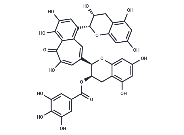 茶黃素-3-沒(méi)食子酸酯,Theaflavin-3-gallate