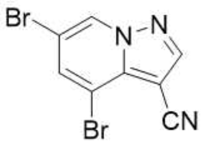 4,6-二溴吡唑并[1,5-a]吡啶-3-甲腈,4,6-Dibromopyrazolo[1,5-a]pyridine-3-carbonitrile