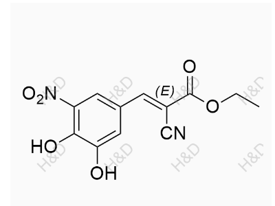 恩他卡朋EP雜質(zhì)B,(E)-ethyl 2-cyano-3-(3,4-dihydroxy-5-nitrophenyl)acrylate