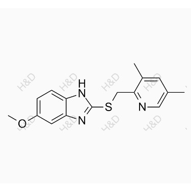 埃索美拉唑雜質(zhì)B05,2-(((3,5-dimethylpyridin-2-yl)methyl)thio)-5-methoxy-1H-benzo[d]imidazole