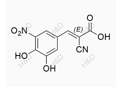 恩他卡朋EP雜質(zhì)F,(E)-2-cyano-3-(3,4-dihydroxy-5-nitrophenyl)acrylic acid