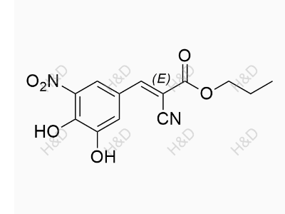 恩他卡朋EP雜質(zhì)I,(E)-propyl 2-cyano-3-(3,4-dihydroxy-5-nitrophenyl)acrylate