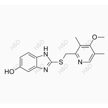 埃索美拉唑雜質(zhì)23,2-(((4-methoxy-3,5-dimethylpyridin-2-yl)methyl)thio)-1H-benzo[d]imidazol-5-ol