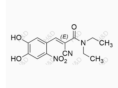 恩他卡朋EP雜質(zhì)11,(E)-2-cyano-3-(4,5-dihydroxy-2-nitrophenyl)-N,N-diethylacrylamide