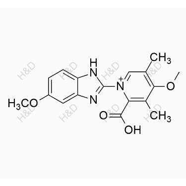 埃索美拉唑雜質(zhì)39,2-carboxy-4-methoxy-1-(5-methoxy-1H-benzo[d]imidazol-2-yl)-3,5-dimethylpyridin-1-ium