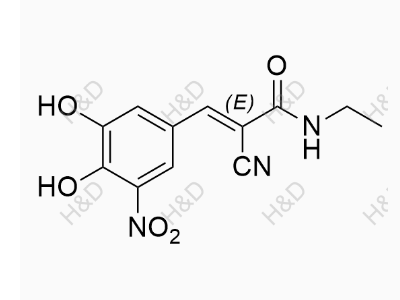 恩他卡朋EP雜質(zhì)23,(E)-2-cyano-3-(3,4-dihydroxy-5-nitrophenyl)-N-ethylacrylamide