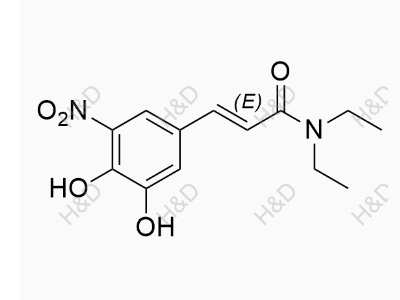 恩他卡朋EP雜質(zhì)27,(E)-3-(3,4-dihydroxy-5-nitrophenyl)-N,N-diethylacrylamide