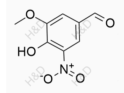 恩他卡朋EP雜質(zhì)28,4-hydroxy-3-methoxy-5-nitrobenzaldehyde