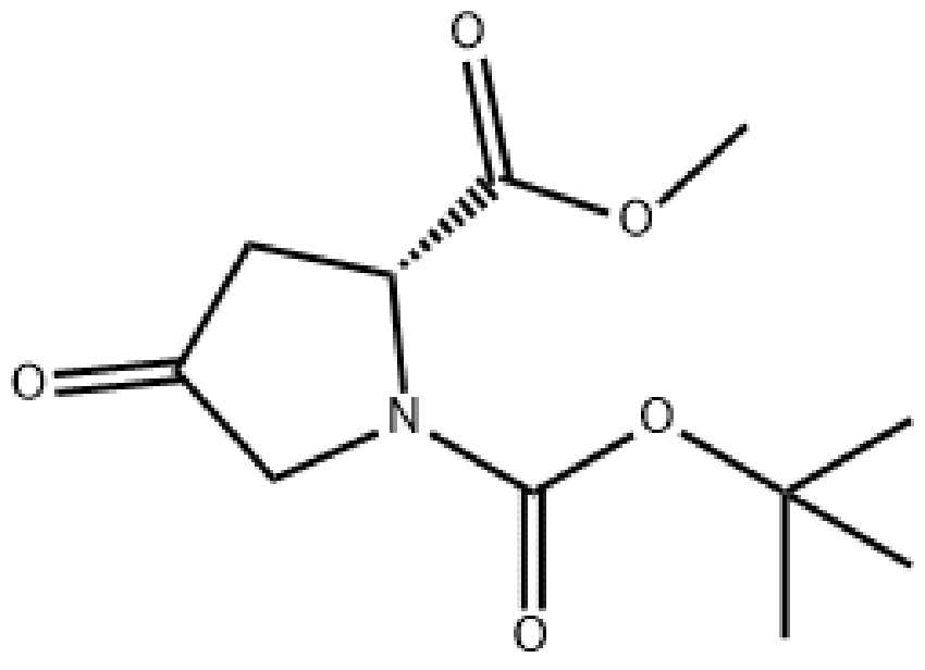 N-BOC-4-氧代-D-脯氨酸甲酯,1-tert-Butyl 2-methyl (2R)-4-oxopyrrolidine-1,2-dicarboxylate