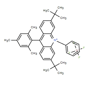 3,6,-二叔丁基-9-均三甲苯基-10-苯基吖啶-10-四氟硼酸鹽,3,6-di-tert.-butyl-9-mesityl-phenylacridin-10-ium tetrafluoroborate