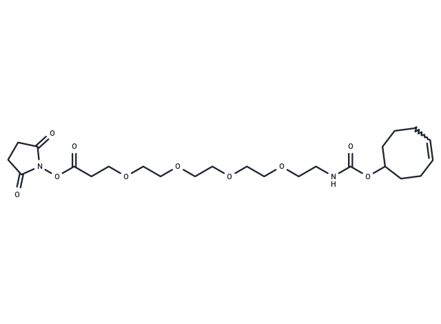 化合物TCO-PEG4-NHS ester,TCO-PEG4-NHS ester