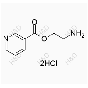 2-aminoethyl nicotinate dihydrochloride	尼可地爾雜質C（雙鹽酸鹽）	87330-70-9