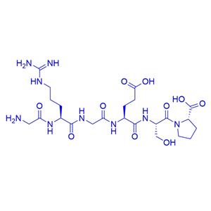 H-Gly-Arg-Gly-Glu-Ser-Pro-OH/99896-88-5/膠原凝膠收縮抑制劑多肽H-Gly-Arg-Gly-Glu-Ser-Pro-OH