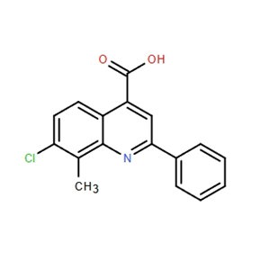 7-氯-8-甲基-2-苯基-喹啉-4-羧酸