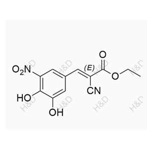 恩他卡朋EP雜質(zhì)B,(E)-ethyl 2-cyano-3-(3,4-dihydroxy-5-nitrophenyl)acrylate