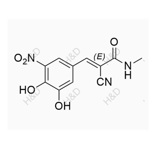 恩他卡朋EP雜質(zhì)G,(E)-2-cyano-3-(3,4-dihydroxy-5-nitrophenyl)-N-methylacrylamide