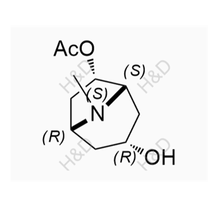 6-乙酰氧基托品醇醋酸鹽對應異構體,(1R,3R,5S,6S)-3-hydroxy-8-methyl-8-azabicyclo[3.2.1]octan-6-yl acetate