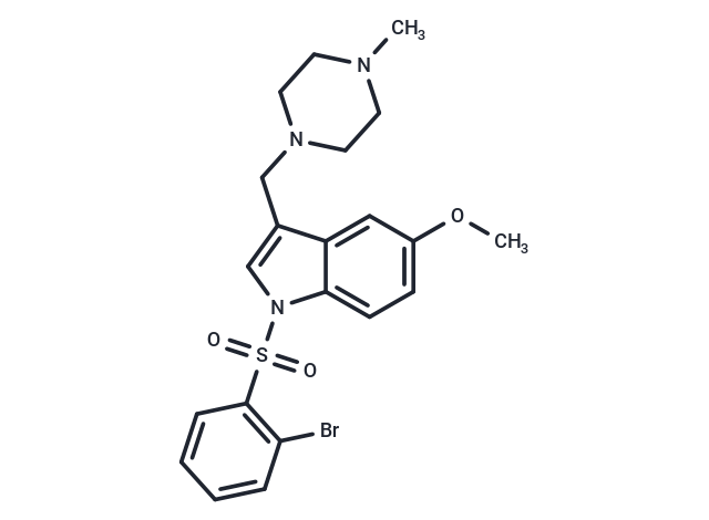 化合物 Masupirdine,Masupirdine free base