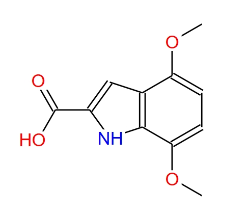 4,7-二甲氧基-1H-吲哚-2-羧酸,4,7-Dimethoxy-1H-indole-2-carboxylic acid