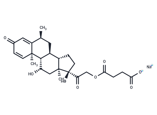 甲強(qiáng)龍琥珀酸鈉,6α-Methylprednisolone 21-hemisuccinate sodium salt