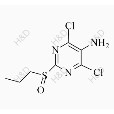 替格瑞洛雜質(zhì)8,4,6-dichloro-2-(propylsulfinyl)pyrimidin-5-amine