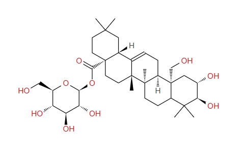 (2ALPHA,3BETA,19ALPHA)-2,3,19-三羥基齊墩果-12-烯-28-羧酸 BETA-D-吡喃葡萄糖基酯,(2alpha,3beta,19alpha)-2,3,19-Trihydroxyolean-12-en-28-oic acid beta-D-glucopyranosyl ester