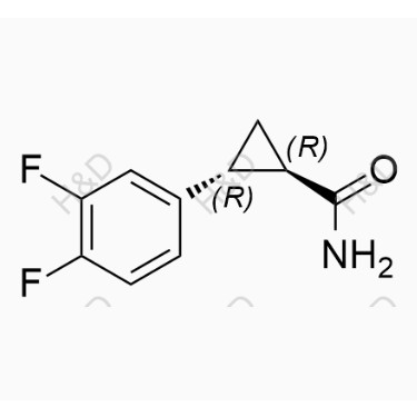 替格瑞洛雜質(zhì)13,(1R,2R)-2-(3,4-difluorophenyl)cyclopropanecarboxamide