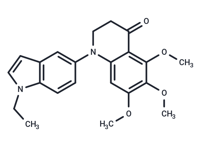 Tubulin polymerization 抑制劑55,Tubulin polymerization-IN-55