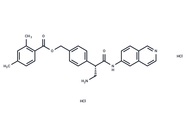 化合物 Netarsudil Dihydrochloride,Netarsudil Dihydrochloride