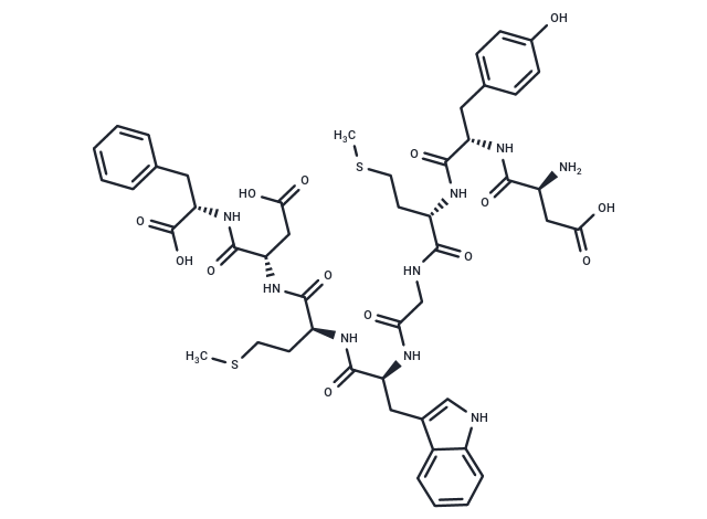 化合物 Cholecystokinin (26-33) (free acid),Cholecystokinin (26-33) free acid