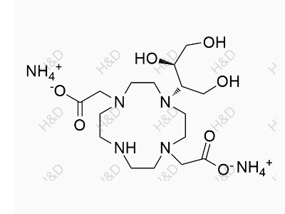 釓布醇雜質(zhì)11(銨鹽),ammonium 2,2'-(4-((trans)-1,3,4-trihydroxybutan-2-yl)-1,4,7,10-tetraazacyclododecane -1,7-diyl)diacetate