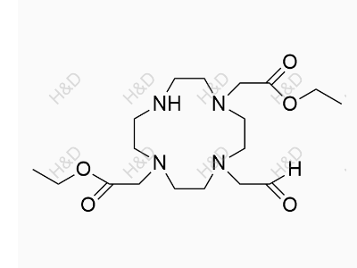 釓布醇雜質(zhì)18,diethyl 2,2'-(4-(2-oxoethyl)-1,4,7,10-tetraazacyclododecane-1,7-diyl)diacetate