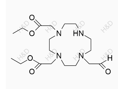 釓布醇雜質19,diethyl 2,2'-(7-(2-oxoethyl)-1,4,7,10-tetraazacyclododecane-1,4-diyl)diacetate