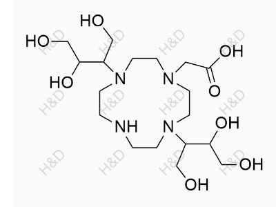 釓布醇雜質(zhì)22,2-(4,10-bis(1,3,4-trihydroxybutan-2-yl)-1,4,7,10-tetraazacyclododecan-1-yl)acetic acid