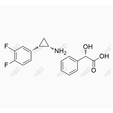 替格瑞洛雜質(zhì)50(扁桃酸鹽),(1S,2S)-2-(3,4-difluorophenyl)cyclopropanamine (S)-2-hydroxy-2-phenylacetate