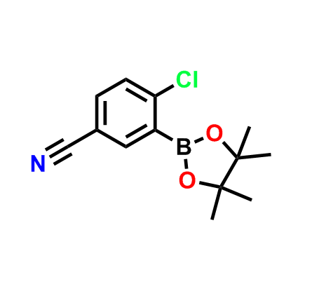 2-氯-5-氰基苯基硼酸频哪醇酯,4-Chloro-3-(4,4,5,5-tetramethyl-1,3,2-dioxaborolan-2-yl)benzonitrile