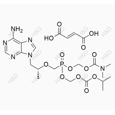 替諾福韋雜質61,((((((R)-1-(6-amino-9H-purin-9-yl)propan-2-yl)oxy)methyl)(((isopropoxycarbonyl)oxy)methoxy)phosphoryl)oxy)methyl