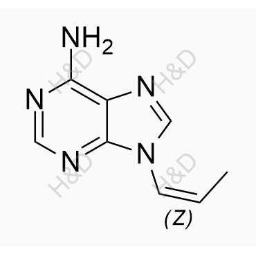 替諾福韋雜質(zhì)63,(Z)-9-(prop-1-en-1-yl)-9H-purin-6-amine