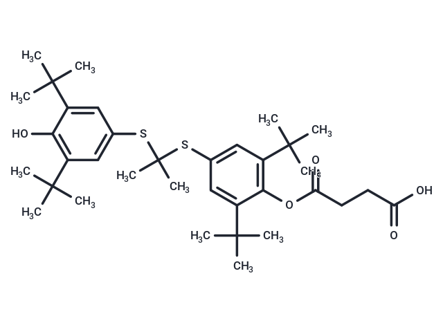 化合物 Succinobucol,Succinobucol