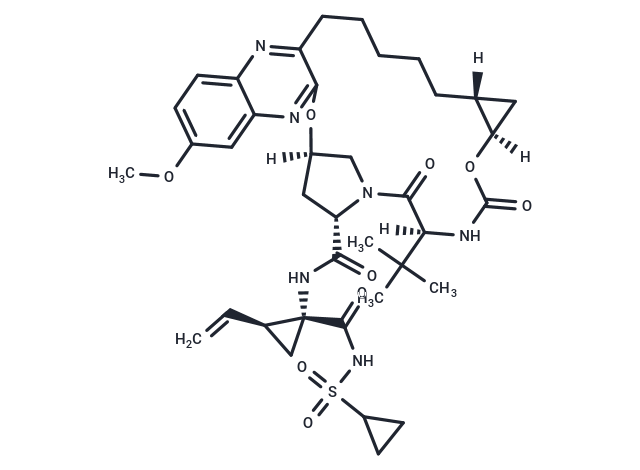 化合物 Grazoprevir,Grazoprevir