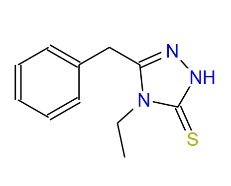 5-芐基-4-乙基-4H-[1,2,4]三唑-3-硫醇,5-benzyl-4-ethyl-4H-1,2,4-triazole-3-thiol