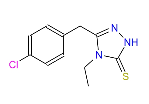 5-(4-氯芐基)-4-乙基-2H-1,2,4-三唑-3-硫酮,5-(4-Chlorobenzyl)-4-ethyl-4H-1,2,4-triazole-3-thiol