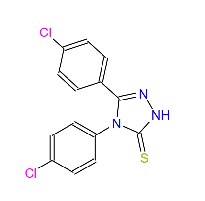 雙(4-氯苯基)-4H-1,2,4-三唑-3-硫醇,bis(4-chlorophenyl)-4H-1,2,4-triazole-3-thiol